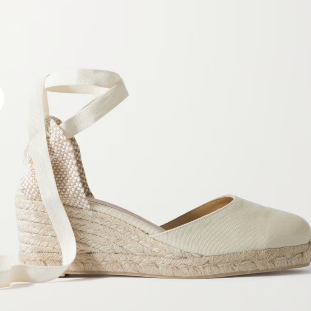 Castaner Carina 80 wedge in natural